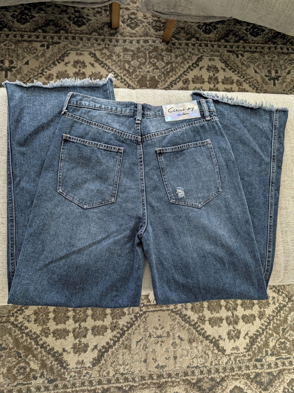 Circus NY by Sam Edelman High Rise Slouchy Wide Leg Jeans Size 29 - Picture 13 of 14